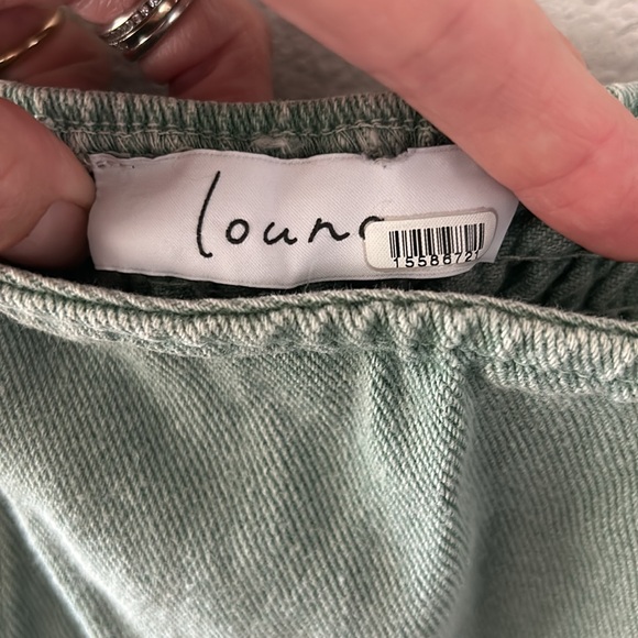 Louna Green Denim Mini Dress - Picture 9 of 13